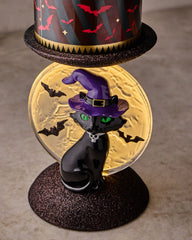 Light-up Cat and Moon Pedestal