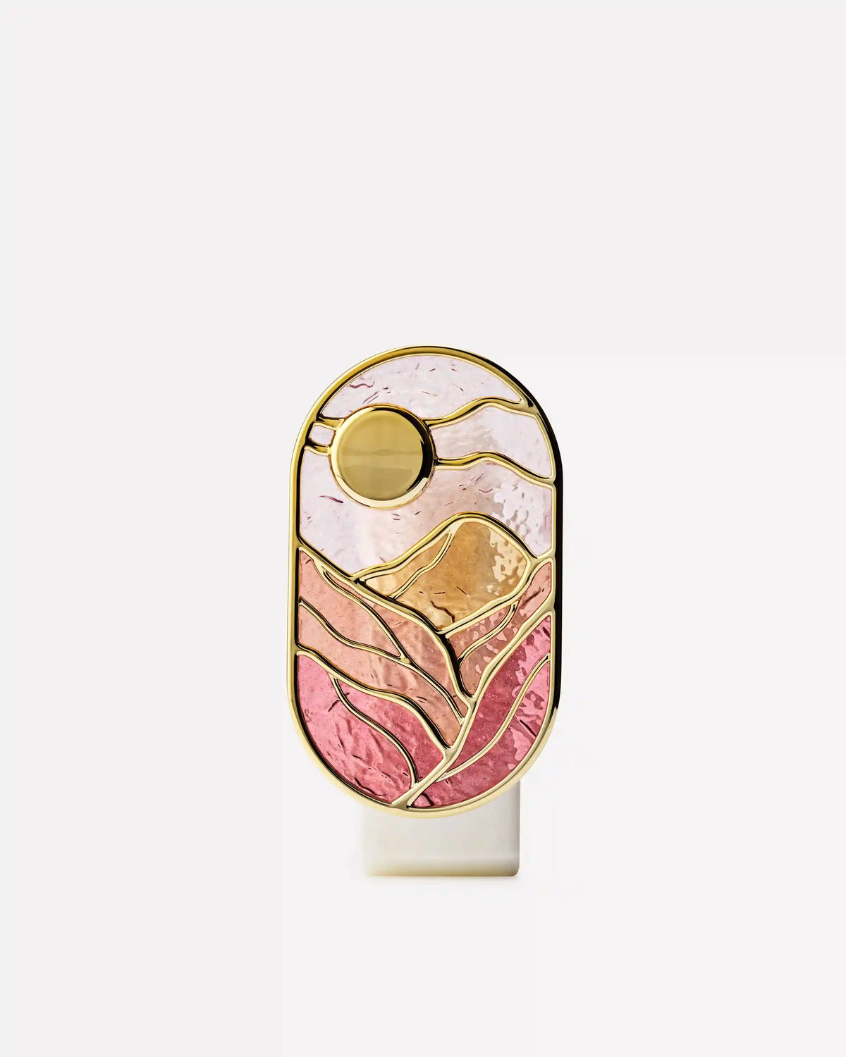 Stained Glass Mountain Scene Nightlight