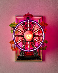 Neon Spooky Ferris Wheel Color-changing Nightlight